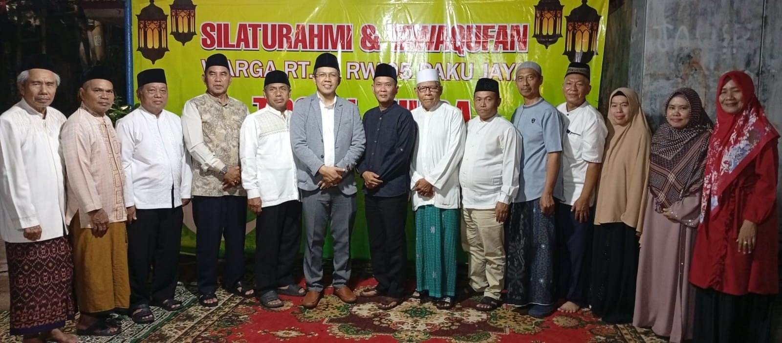 Menyambut Bulan Suci Ramadan, Anggota DPRD Tangsel Ricky Yuanda Bastian Hadiri Tawakupan TPQ Al- Huda Pakujaya Permai